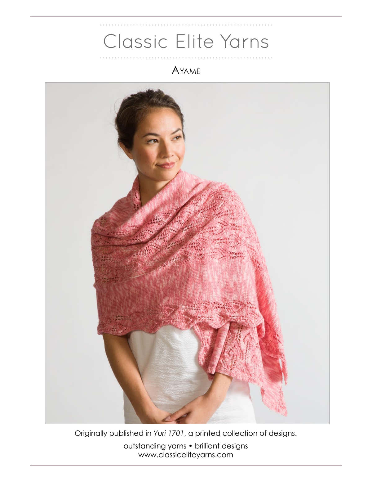 Classic Elite Yarns Ayame Wrap Knitting Pattern