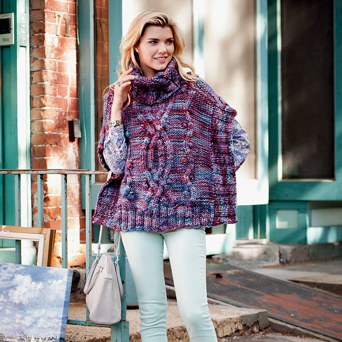 Malabrigo Williamsburg Cape Knitting Pattern