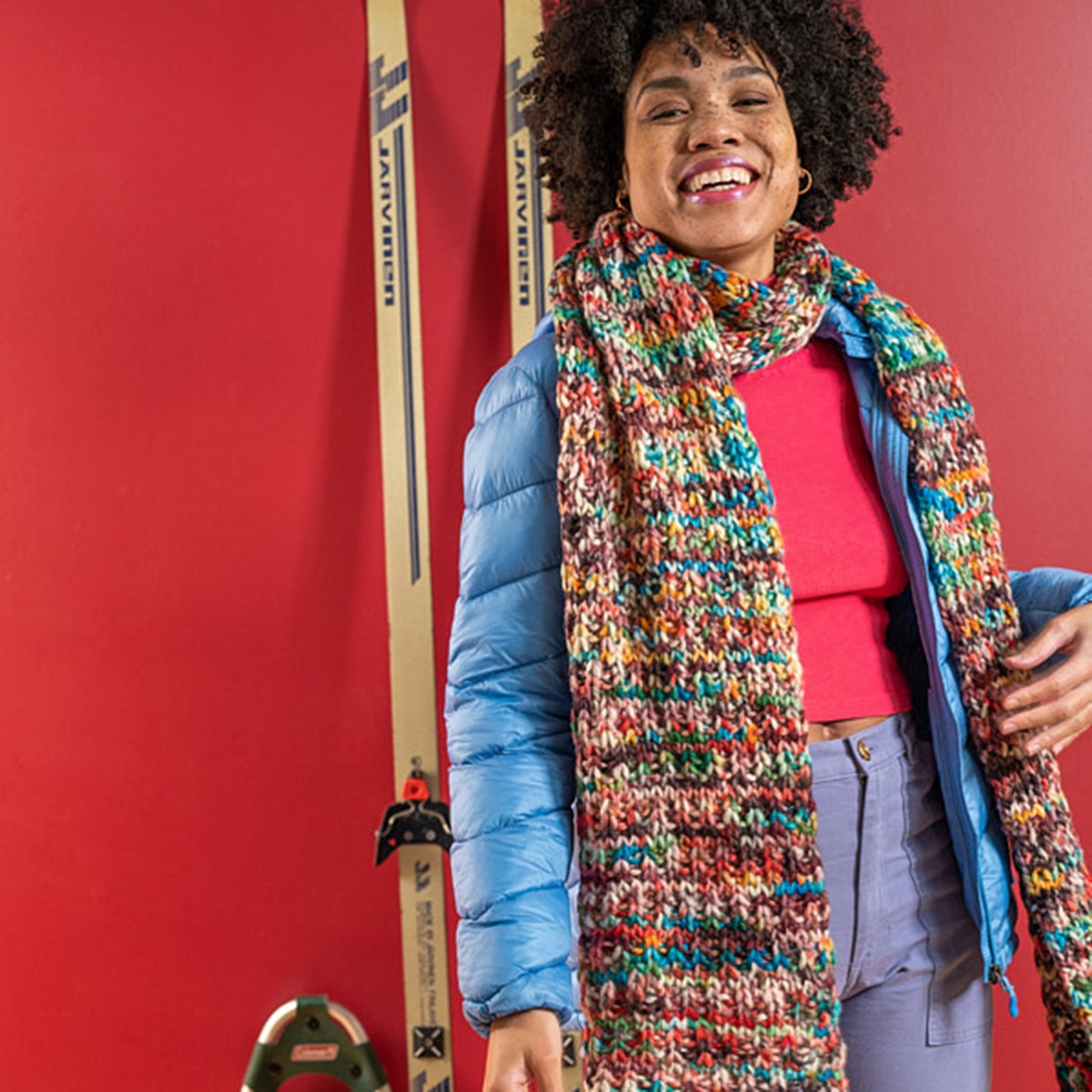 Berroco Couloir Scarf Knitting Pattern