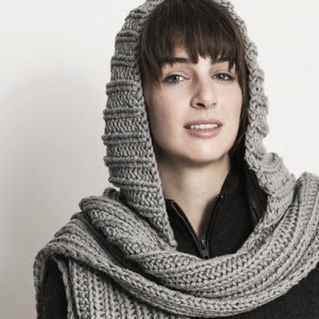 Blue Sky Fibers Breezy Point Hood Scarf PDF