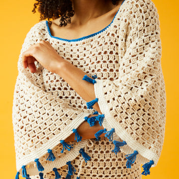 Paintbox Yarns Riad Tassel Dress Crochet Pattern
