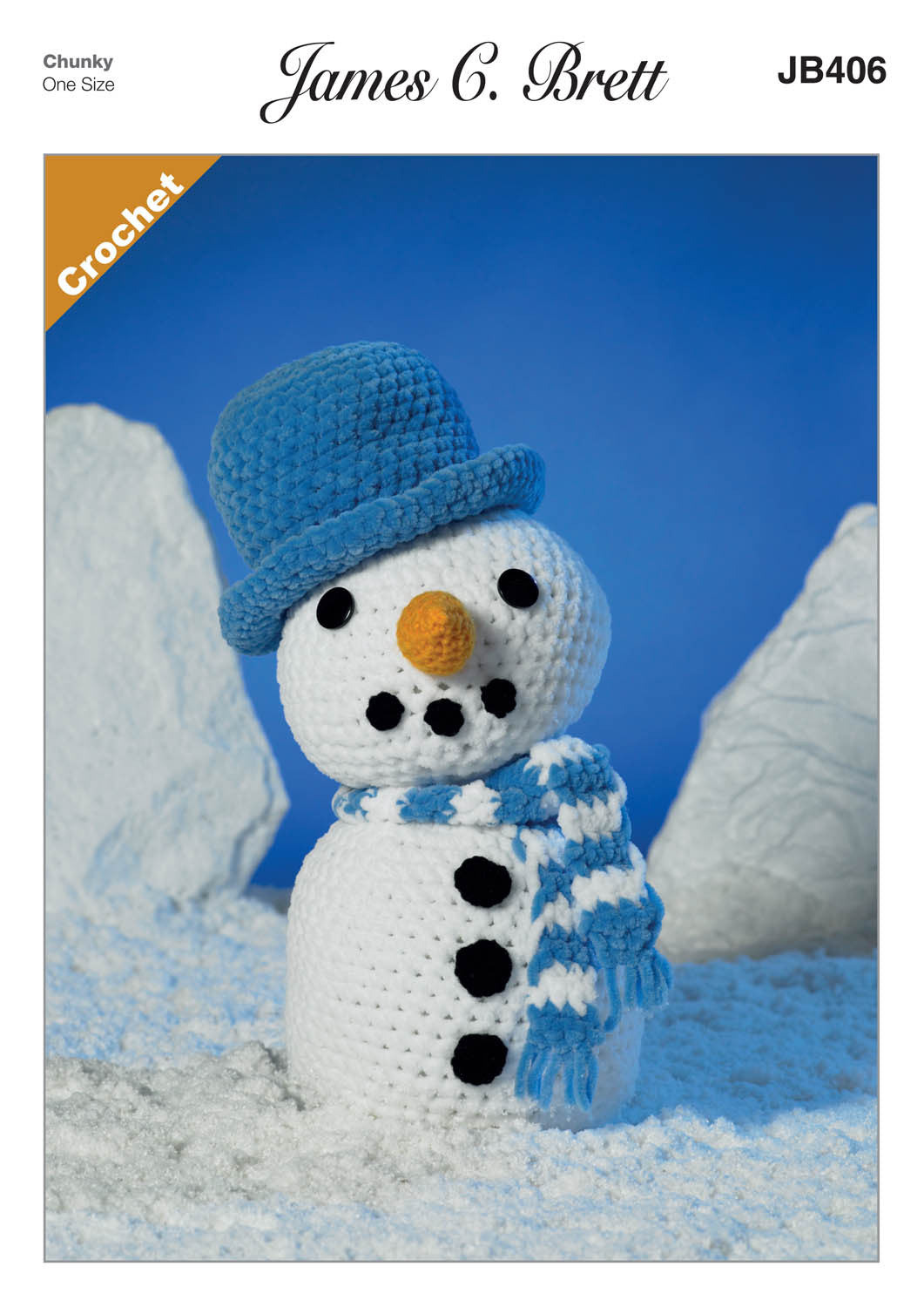 James C. Brett JB406 Snowman Toy Crochet Pattern