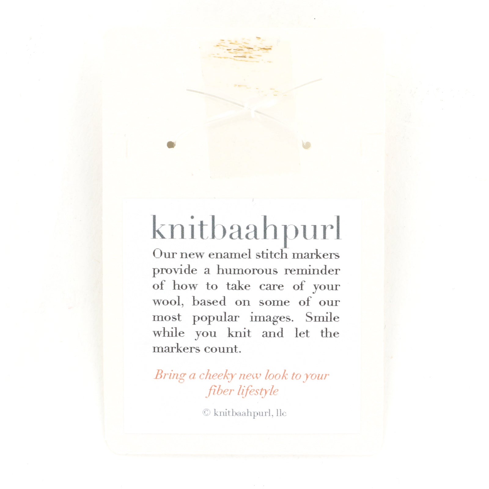 knitbaahpurl Stitch Markers Washing Instructions