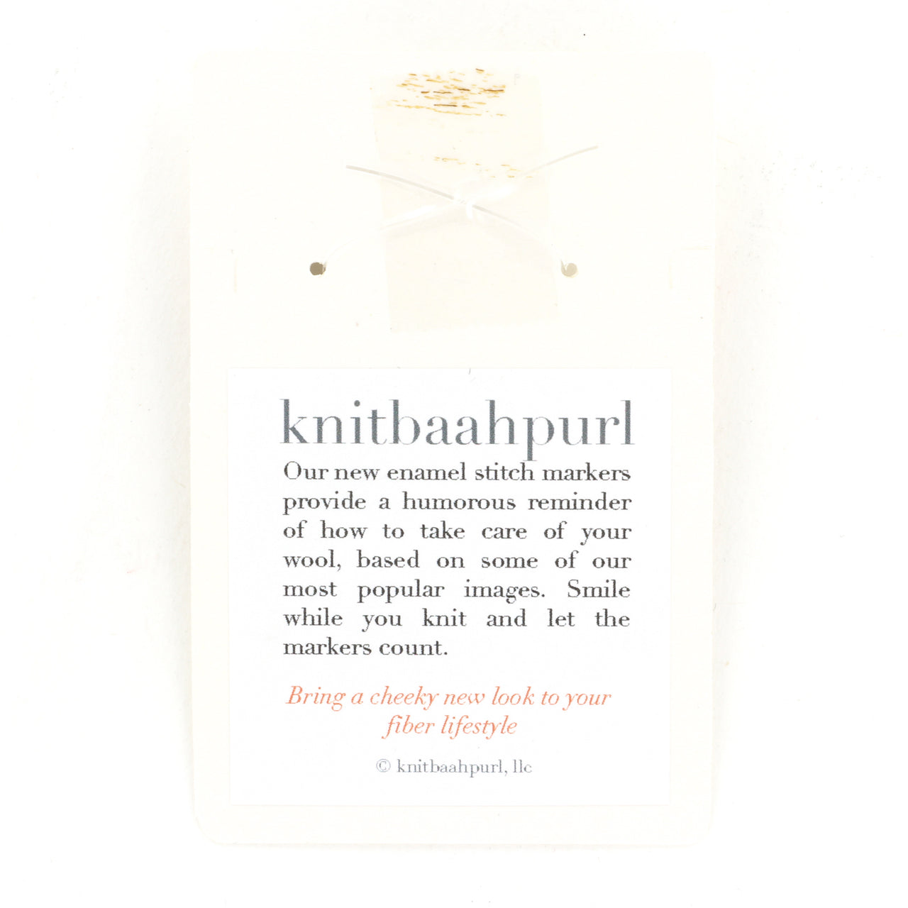 knitbaahpurl Stitch Markers Washing Instructions