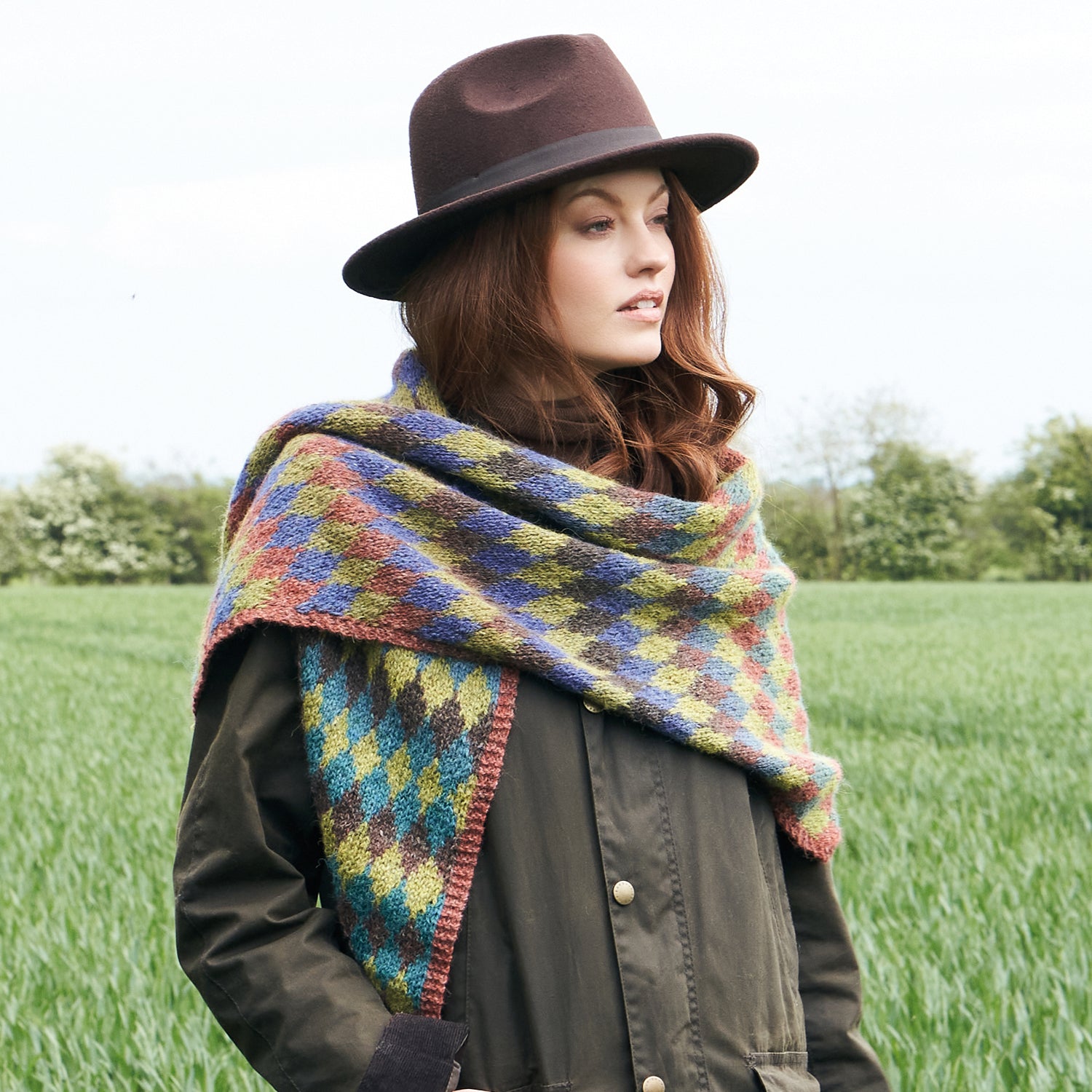 Rowan Pheonix Shawl Wrap Knitting Pattern