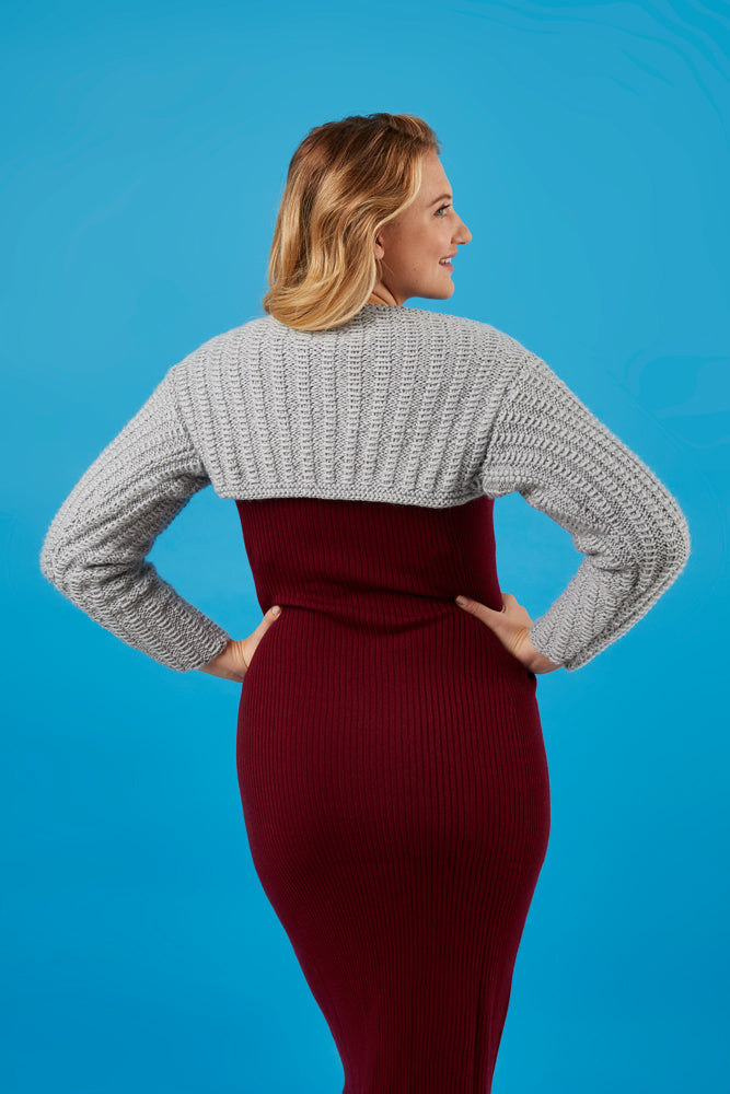 Paintbox Yarns Cozy Shrug Knitting Pattern