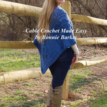 Sapphire Alpaca Poncho
