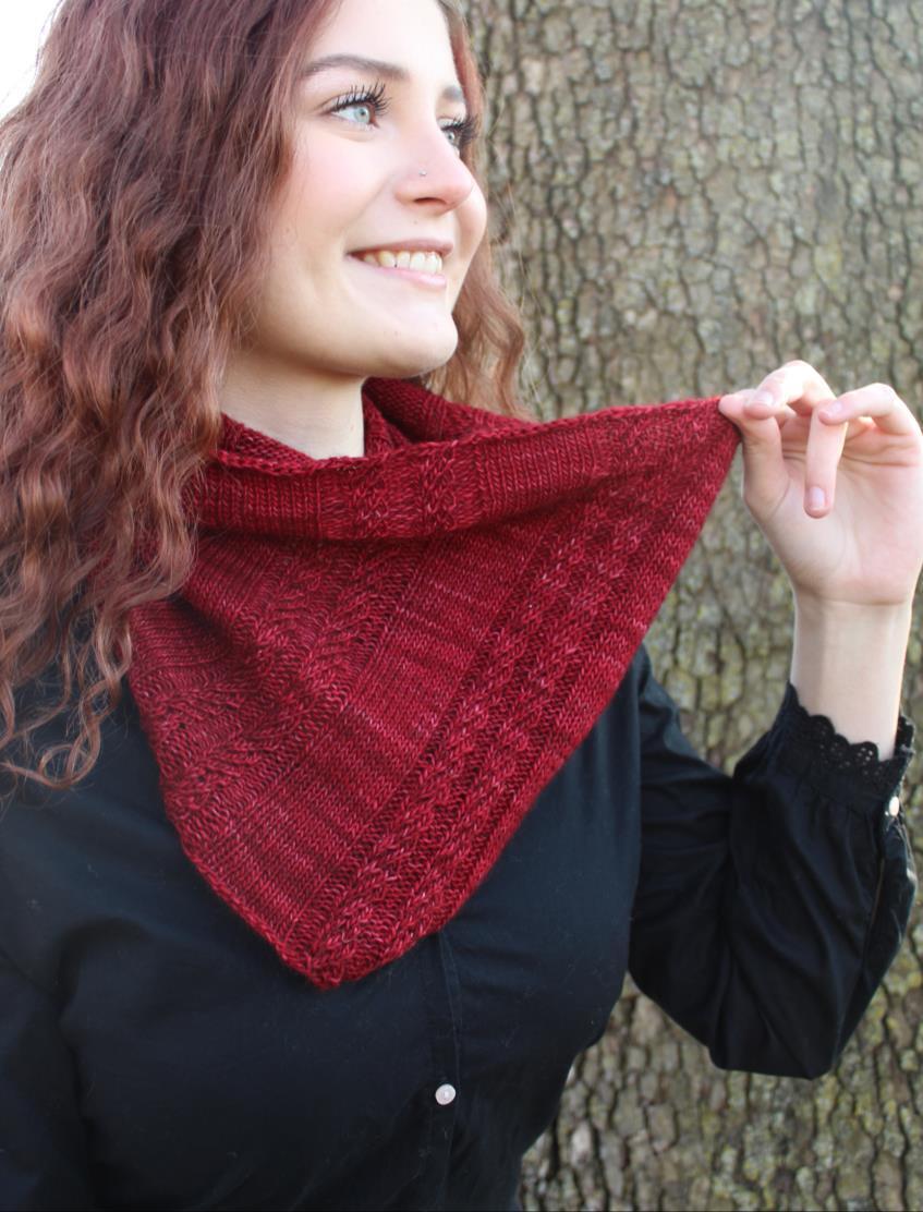 Spiral Rib Cowl Knitting Pattern