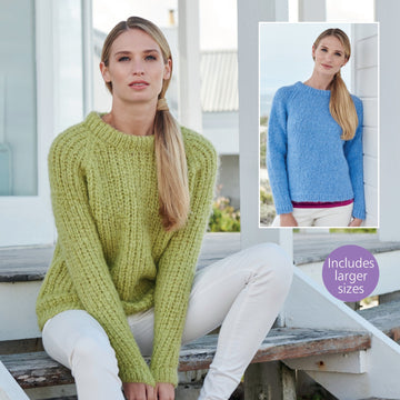 Sirdar 8197 Sweaters Jumper Knitting Pattern
