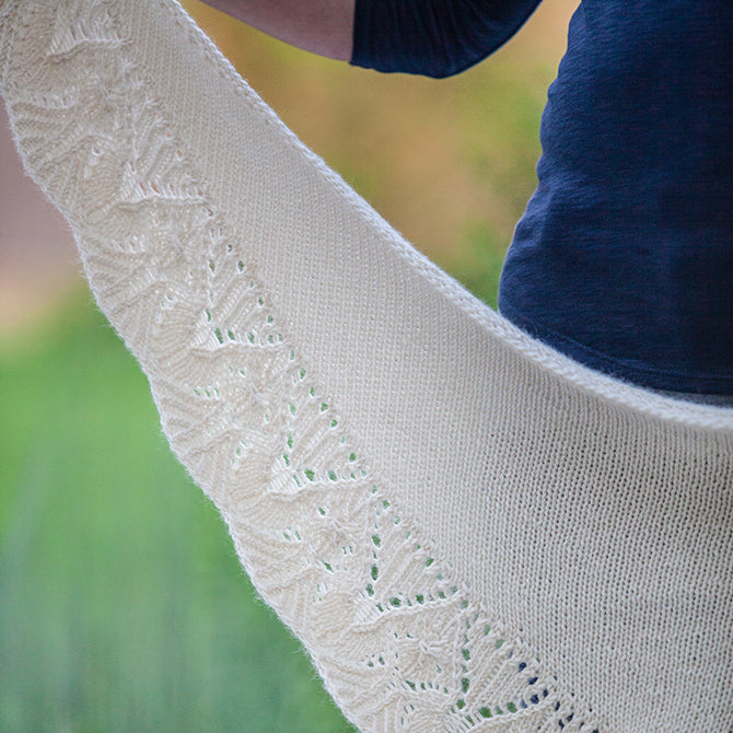 Valley Yarns Ansonia Shawl Knitting Pattern