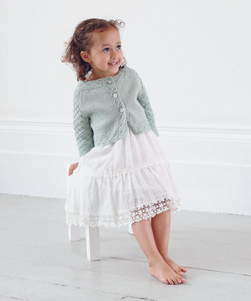 Debbie Bliss Jemima Trellis Stitch Cardigan PDF