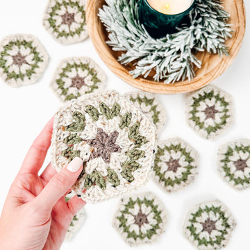 Hexagon Granny Stocking