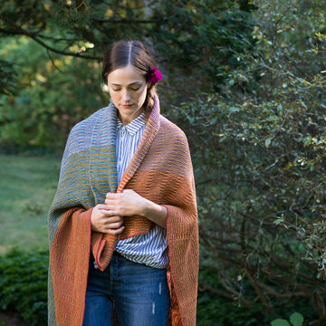 Farm-to-Skein Colorwork Throw