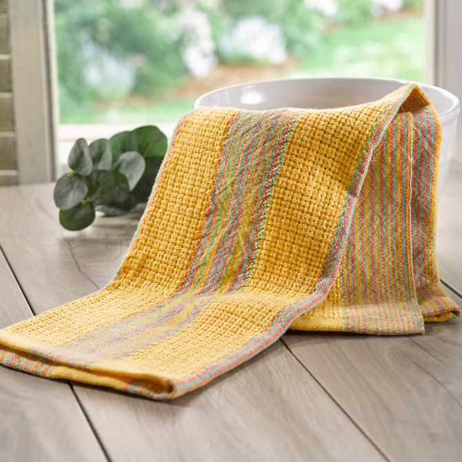 Valley Yarns #190 Lemon Sherbet Towel PDF