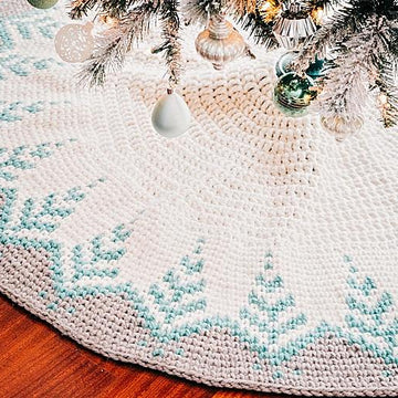 Pine Christmas Tree Skirt