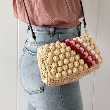 Rainbow Bobble Clutch