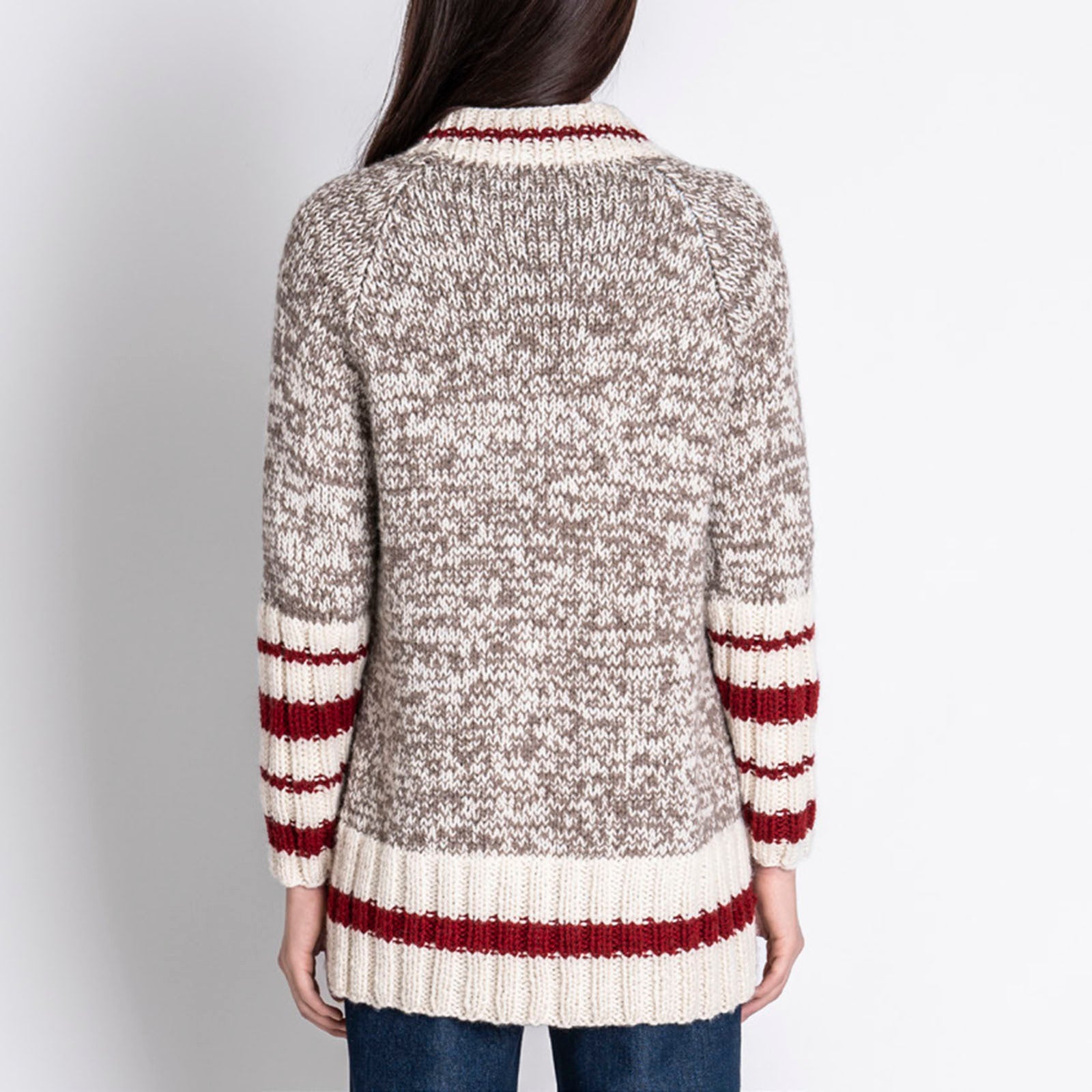Blue Sky Fibers Hood River Cardigan Knitting Pattern