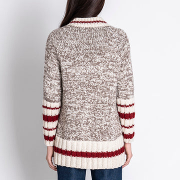 Blue Sky Fibers Hood River Cardigan Knitting Pattern