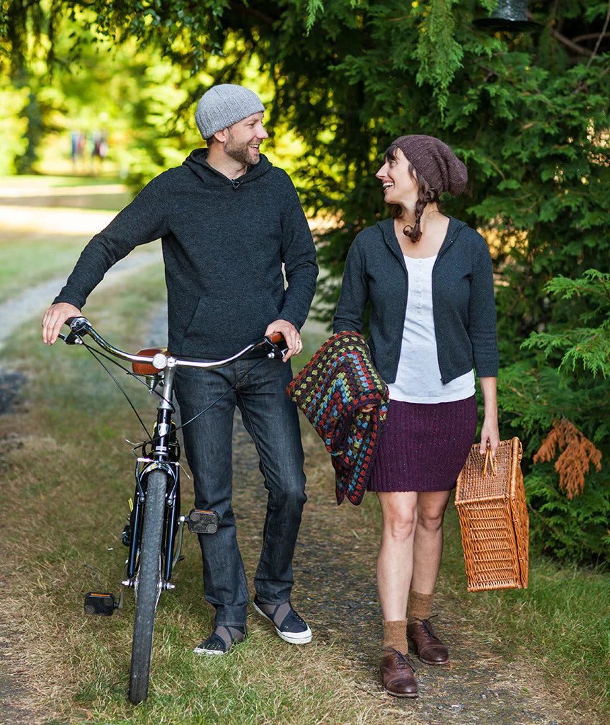 Churchmouse Studio Boyfriend Watch Cap in Rowan Felted Tweed Aran