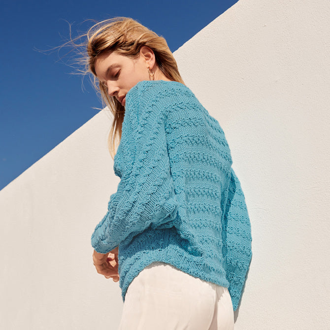 Lana Grossa 15 Pullover Jumper Knitting Pattern
