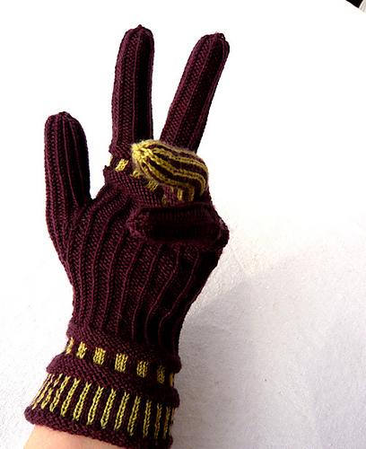 Callisto glove & fingerless mitt