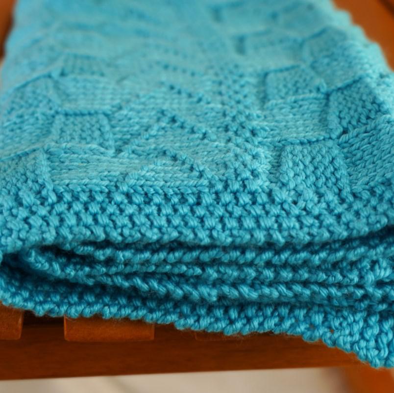 Cascade Yarns C Textured Lap Throw Blanket Knitting Pattern