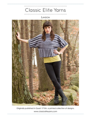 Classic Elite Yarns Landon Jumper Knitting Pattern