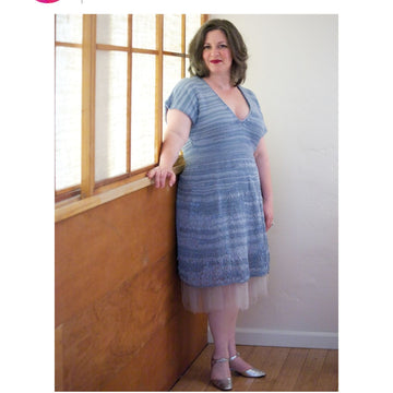 Classic Elite Yarns Low Neck Dress Knitting Pattern