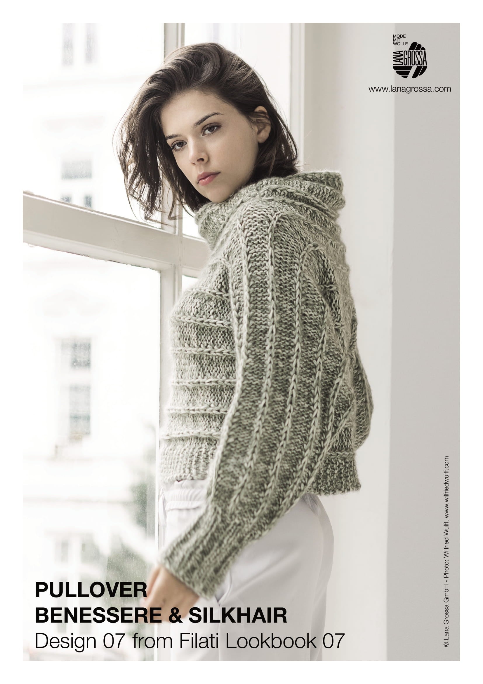 Lana Grossa Pullover Jumper Knitting Pattern