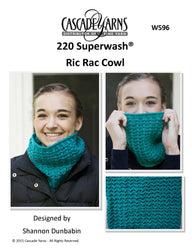 Cascade Yarns W Ric Rac Cowl Knitting Pattern
