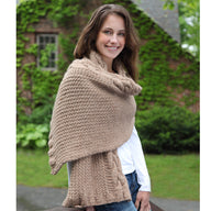 Valley Yarns Baguette Wrap Knitting Pattern