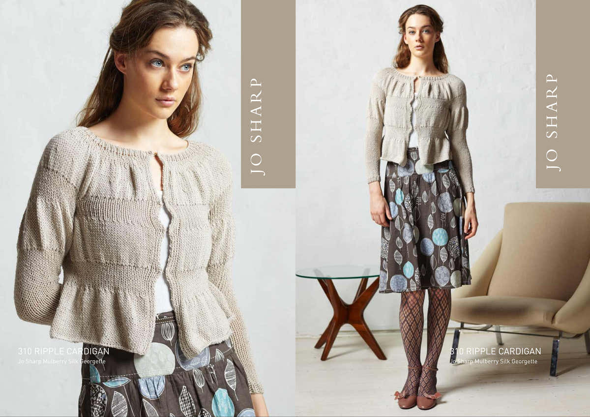 Jo Sharp Ripple Cardigan Knitting Pattern