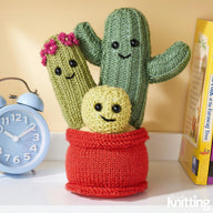 Knitted Cactus Family