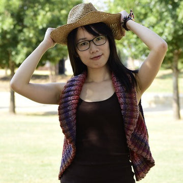 Jojoland Rings Around Rosie Waistcoat Knitting Pattern
