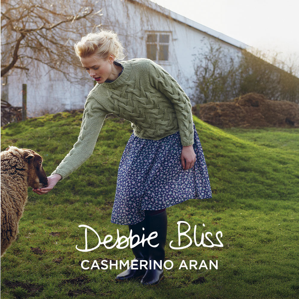 Debbie Bliss Shadow Cable Sweater Knitting Pattern