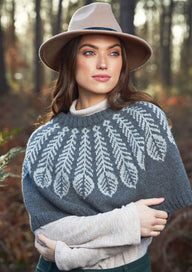 Rowan Plume Poncho Cape Knitting Pattern