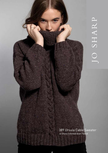 Jo Sharp Ursula Cable Sweater Jumper Knitting Pattern