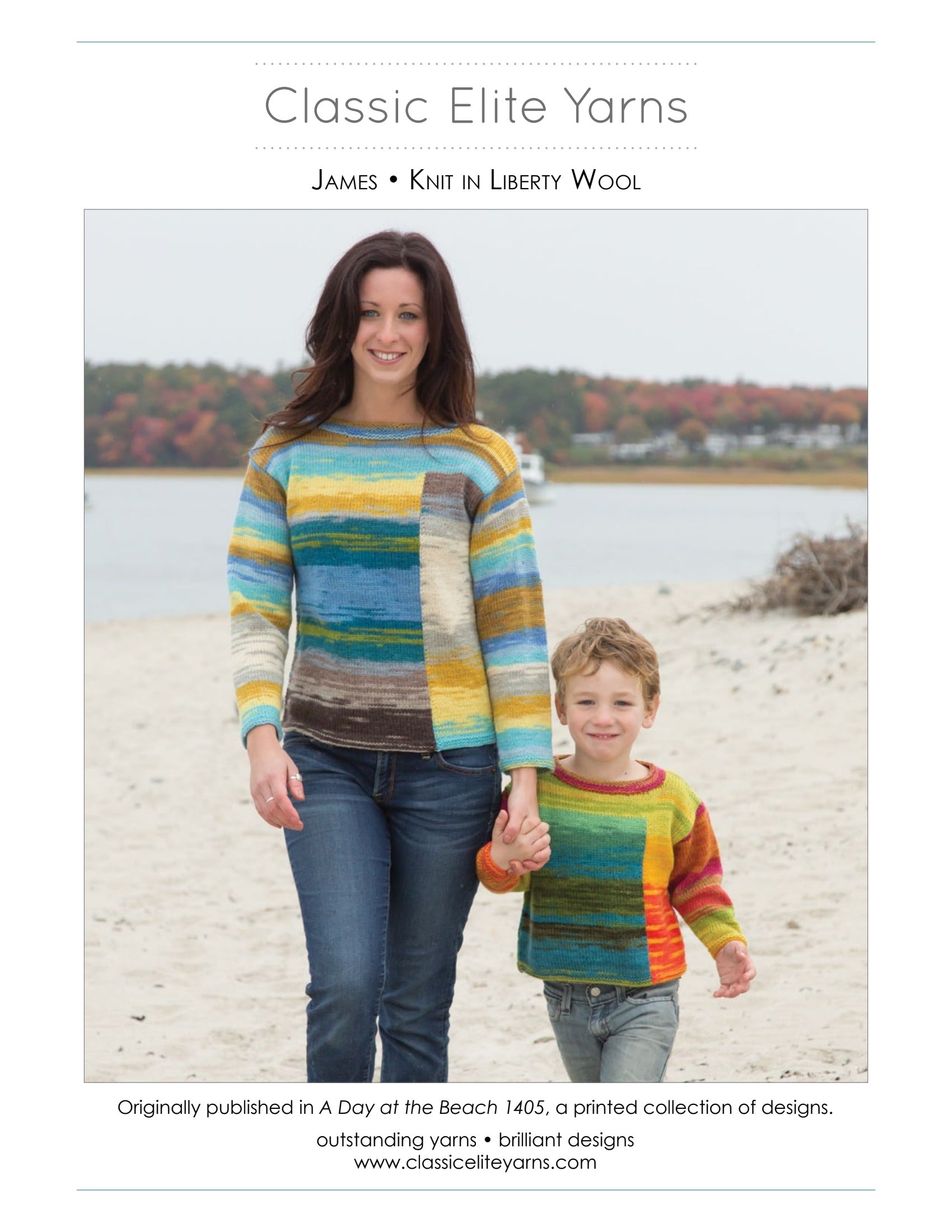 Classic Elite Yarns James Jumper Knitting Pattern