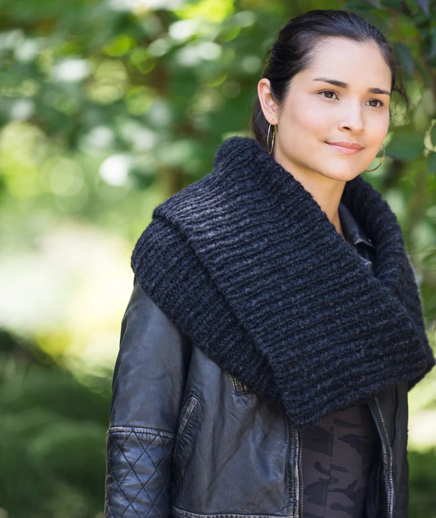 Churchmouse Studio Half & Half Cowl Knitting Pattern