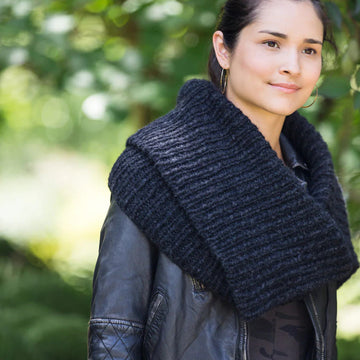 Churchmouse Studio Half & Half Cowl Knitting Pattern