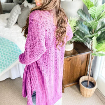 Mauve-A-Lous Duster Cardi