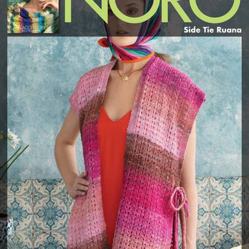 Noro Side Tie Ruana Vest Knitting Pattern