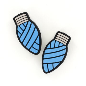Blue Yarn Lightbulb