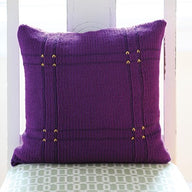 Valley Yarns Viola Plaid Pillow Knitting Pattern