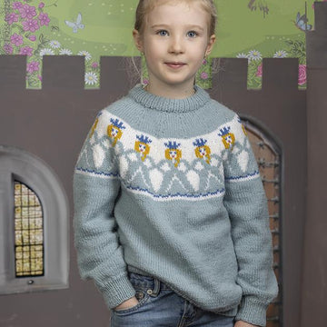 Vanessa Sweater in Viking of Norway Alpaca Storm Light Petrol PDF