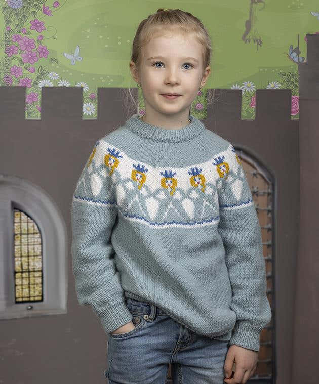 Vanessa Sweater in Viking of Norway Alpaca Storm Light Petrol PDF