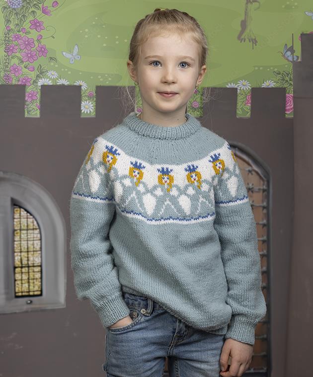 Vanessa Sweater in Viking of Norway Alpaca Storm Light Petrol PDF