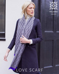 MillaMia Love Scarf Knitting Pattern
