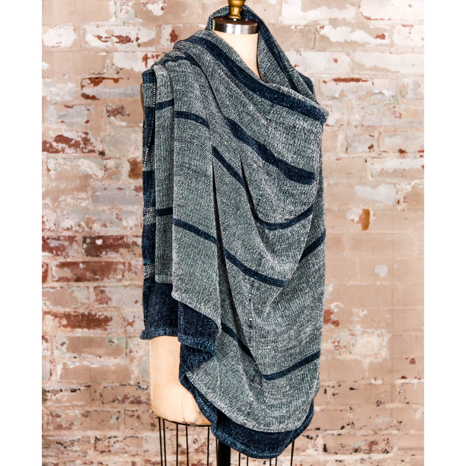 Valley Yarns #238 Ebb & Flow Double Wide Chenille Throw