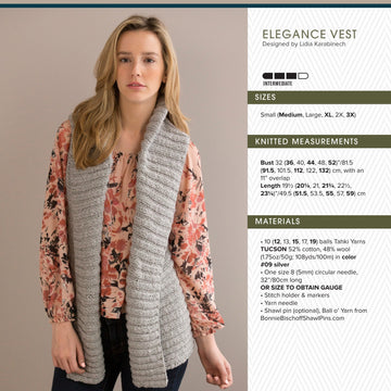 Tahki Yarns Elegance Vest PDF